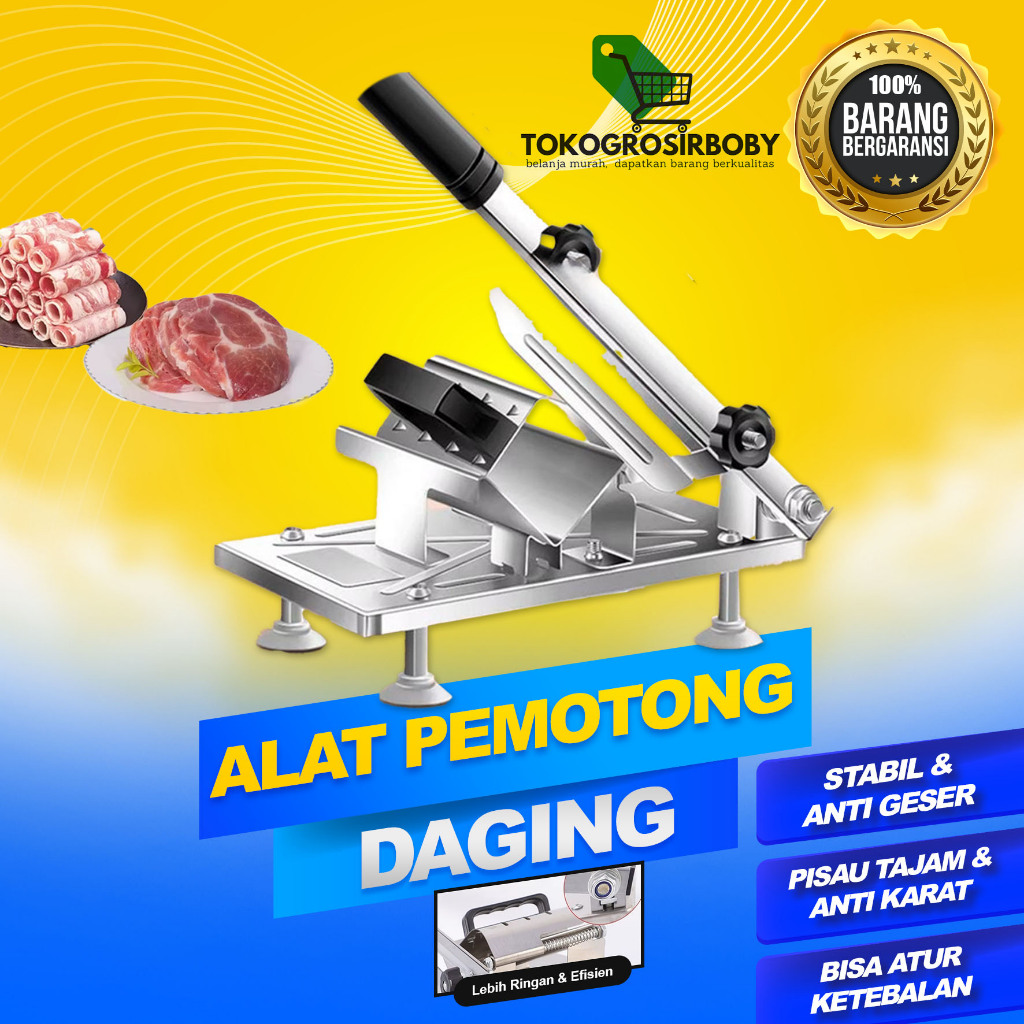 Jual Alat Pemotong Daging Tipis Slice Pemotong Buah Sayur Stainless ...