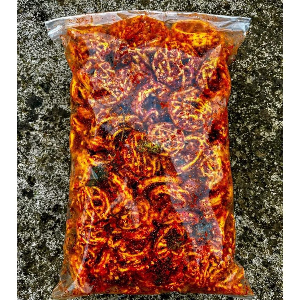 Jual Seblak Krupuk Rafael Krupuk Seblak Kering Krupuk mawar pedas daun ...