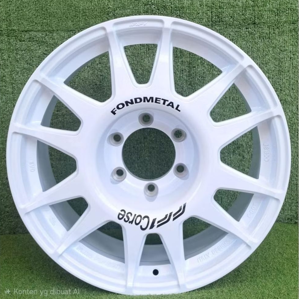 Jual velg mobil r18 FONDMETAL EVO CORSE DAKAR ZERO FLOW FORMING velg ...