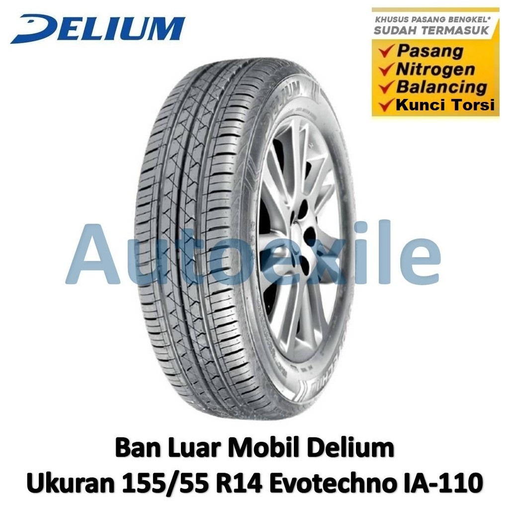 Jual Delium 155/55 R14 Evotechno IA-110 Ban Luar Tubeless Radial 155 ...