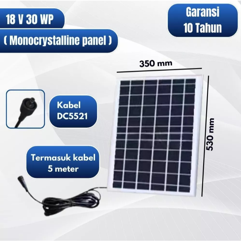 Jual Solar panel 30wp 50wp | Shopee Indonesia