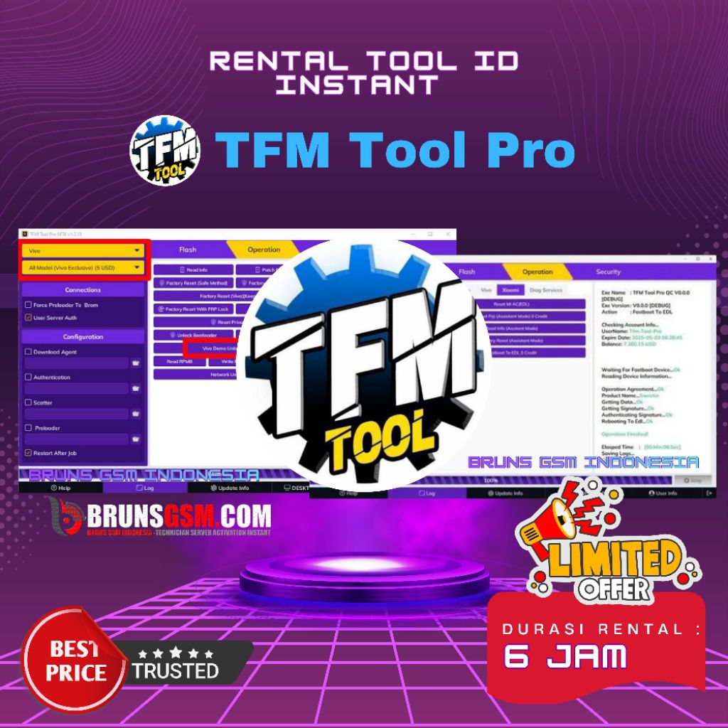 Jual Rental TFM Pro Tool 6 Jam | Sewa TFM Pro Tool 6 Jam | Shopee Indonesia