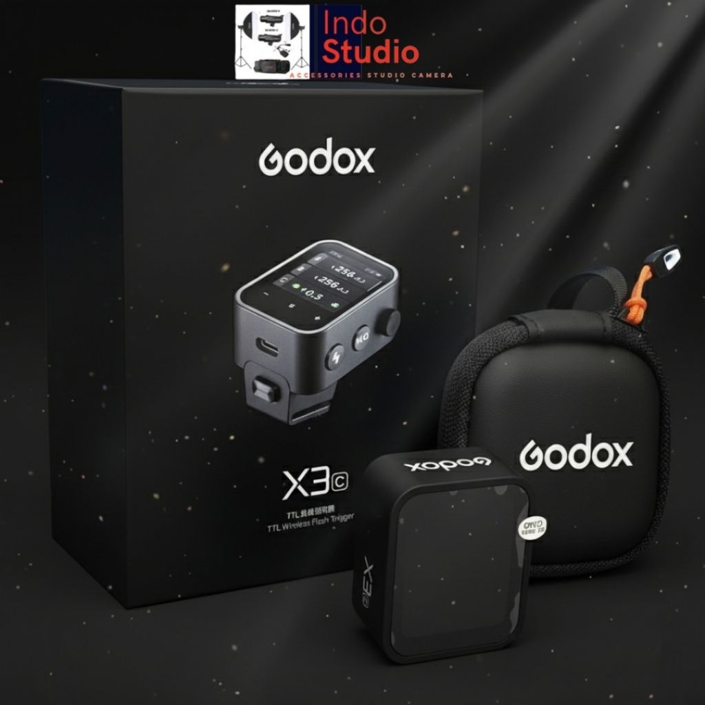 Jual trigger godox X3 trigger touchscreen wiresless TTL flash trigger ...