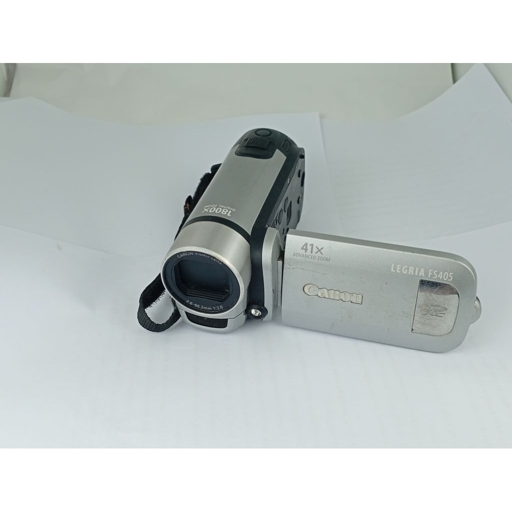 Jual Handycam Canon Legria FS405 Layar Flip 37x Optical Zoom + 41x ...