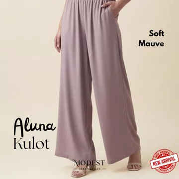 Modest Alunan Culotte Celana Kulot Wanita Premium Adiba Anti UV Celana Wanita Mewah Elegan