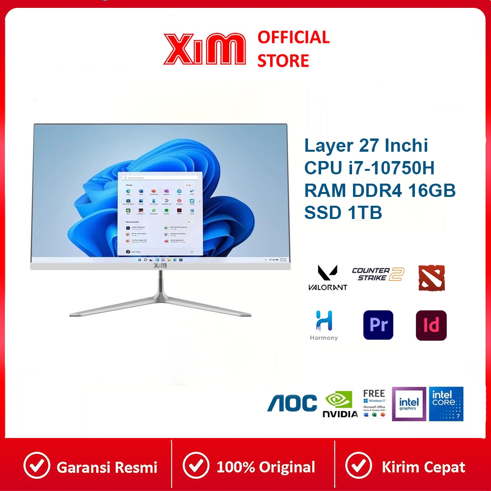 Jual Xim PC Komputer Full PC All-in-One Baru Intel Core i5-3320 i7 ...