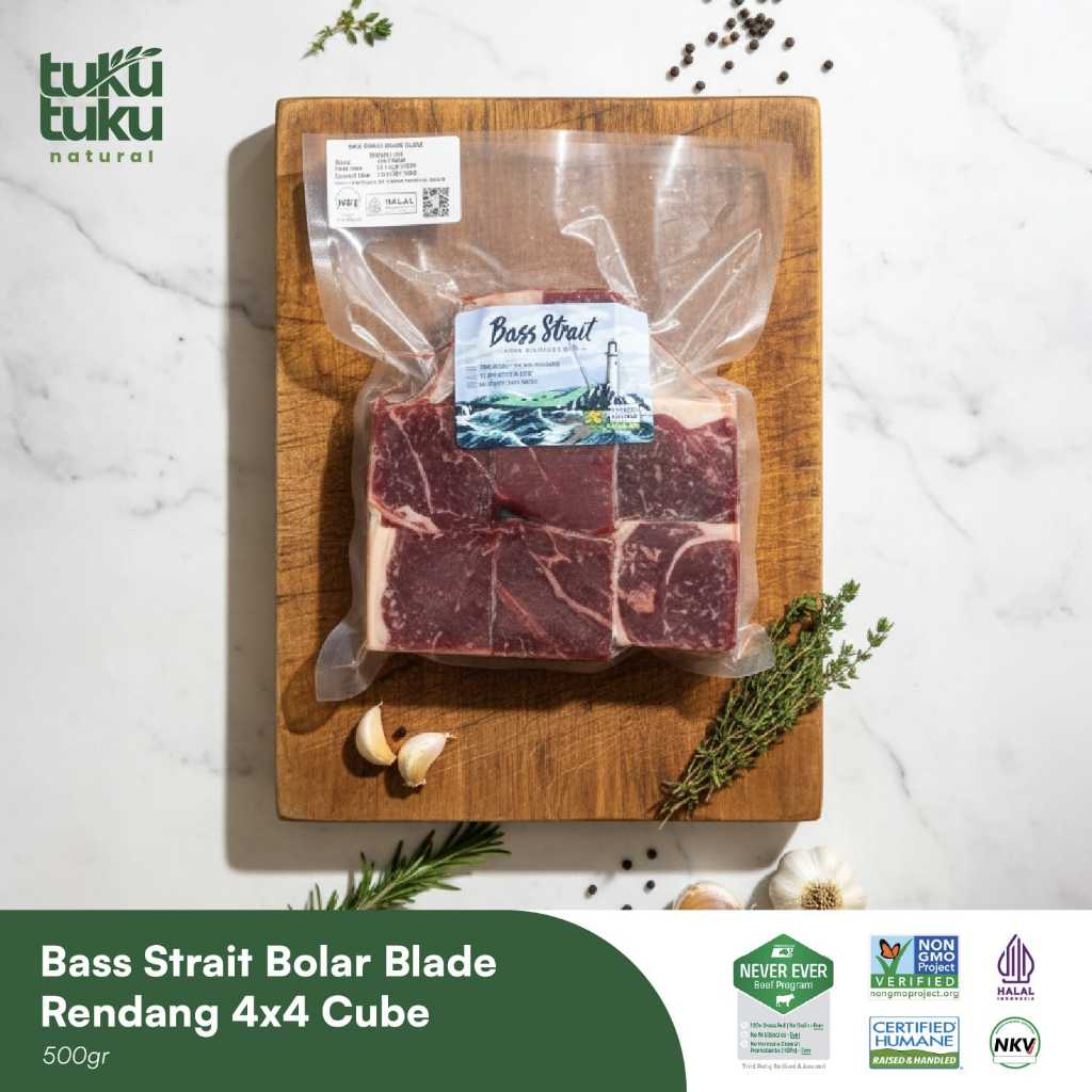 Jual Grass Fed Angus Beef - Bolar Blade Rendang Cut 4 x 4 (no ...