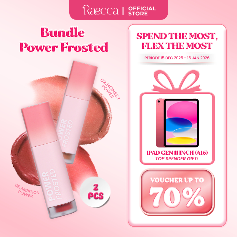 Jual Bundling Raecca Power Frosted Velvet Matte – Lip Velvet Efek Halus ...