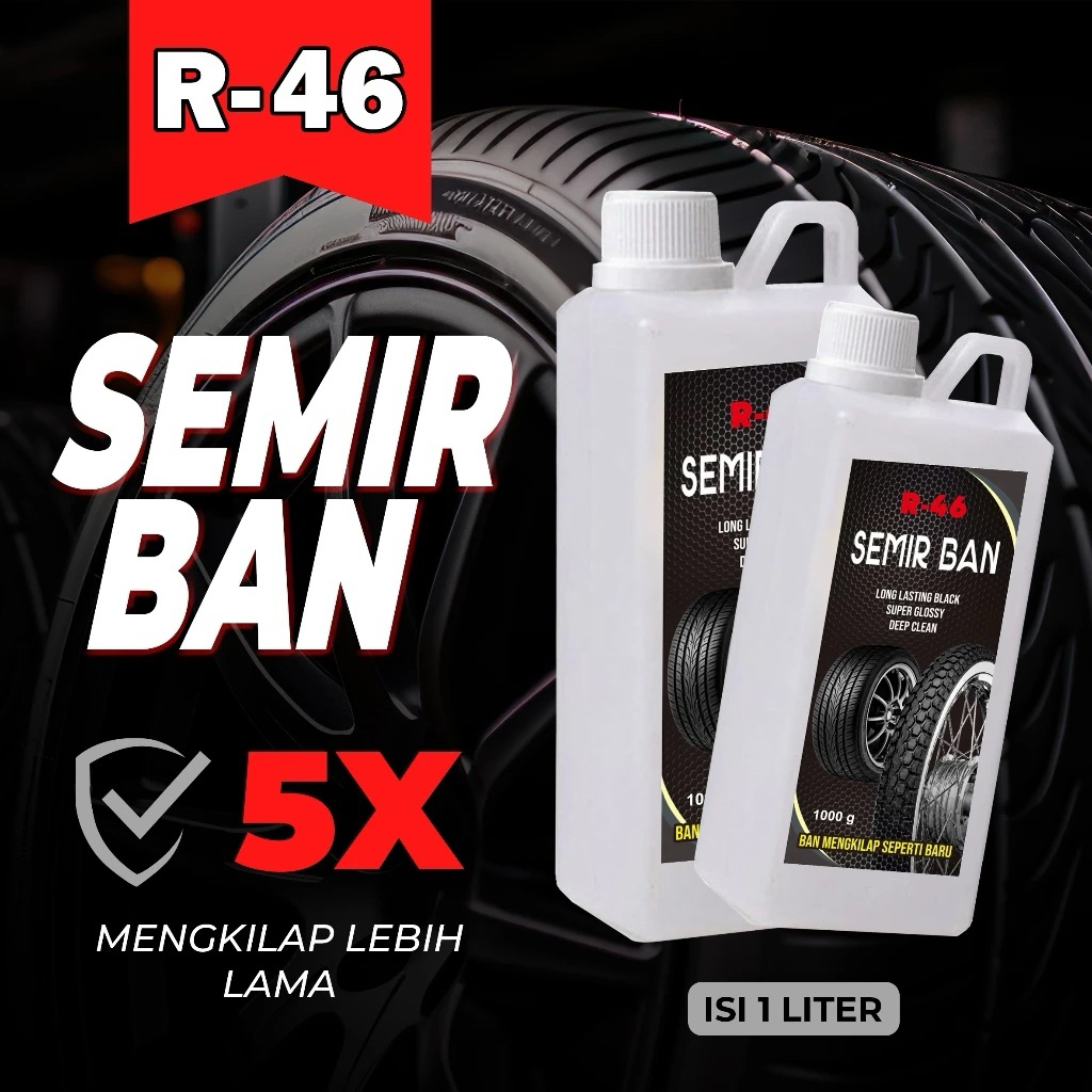 Jual R46 Semir Ban Motor dan Mobil/Penghitam Ban Motor dan Mobil Ukuran ...