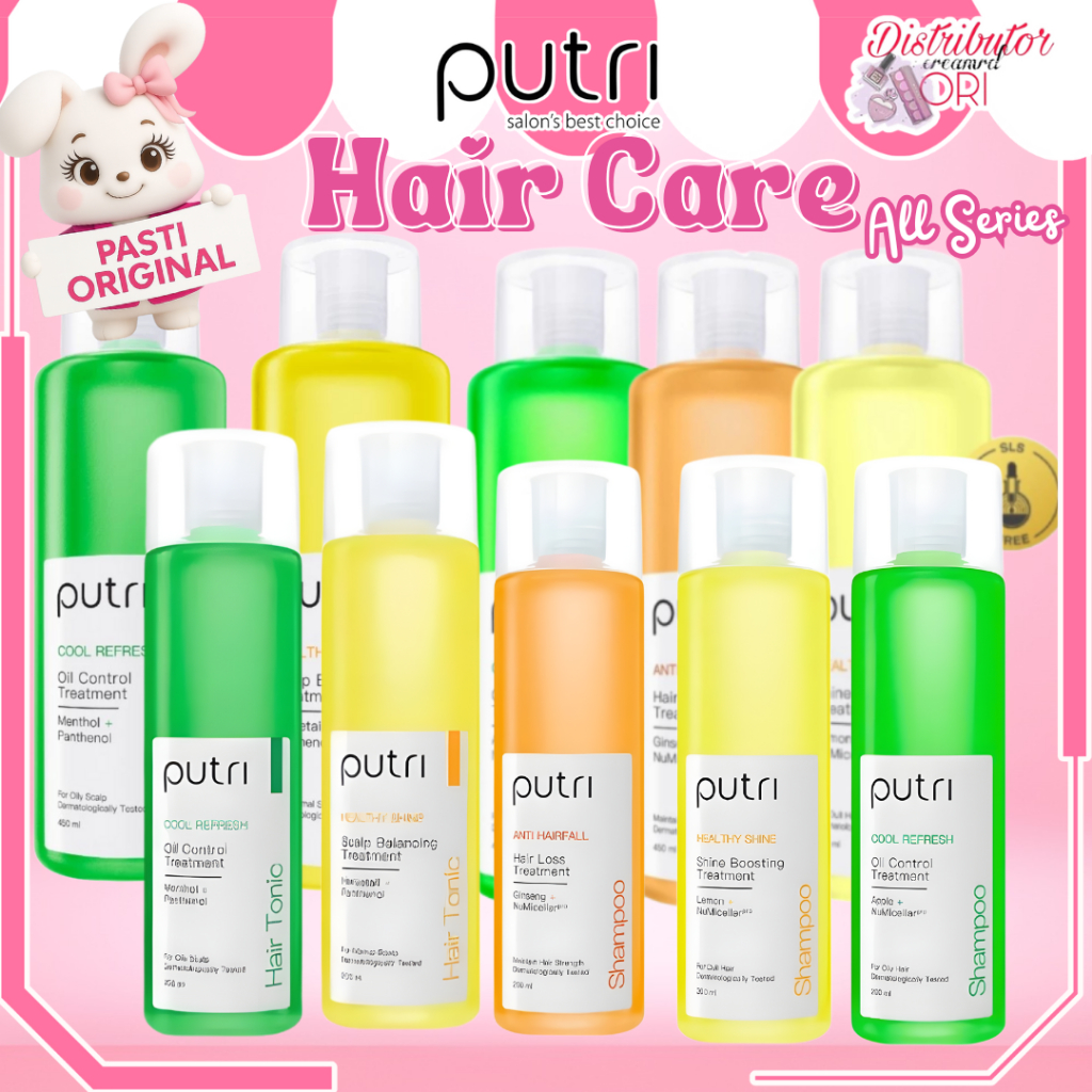 Jual PUTRI Hair Care All Series -200ML -450ML -Shmpoo -Hair Tonic ...