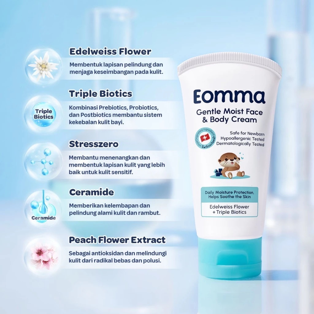Jual Eomma By Hanasui Gentle Moist Face & Body Cream 50gr | Shopee ...