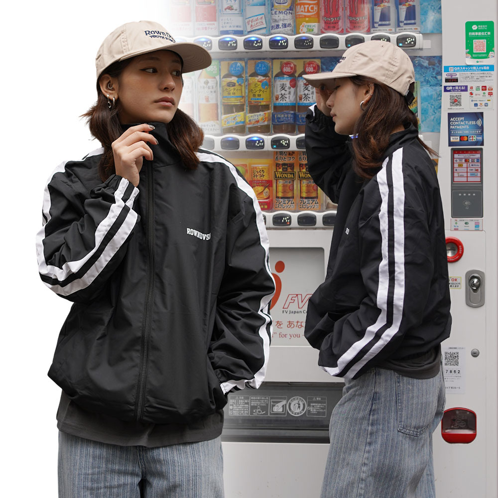 Jual Rown Division Tracksuit Tracktop Jacket || Verdan Black | Shopee ...