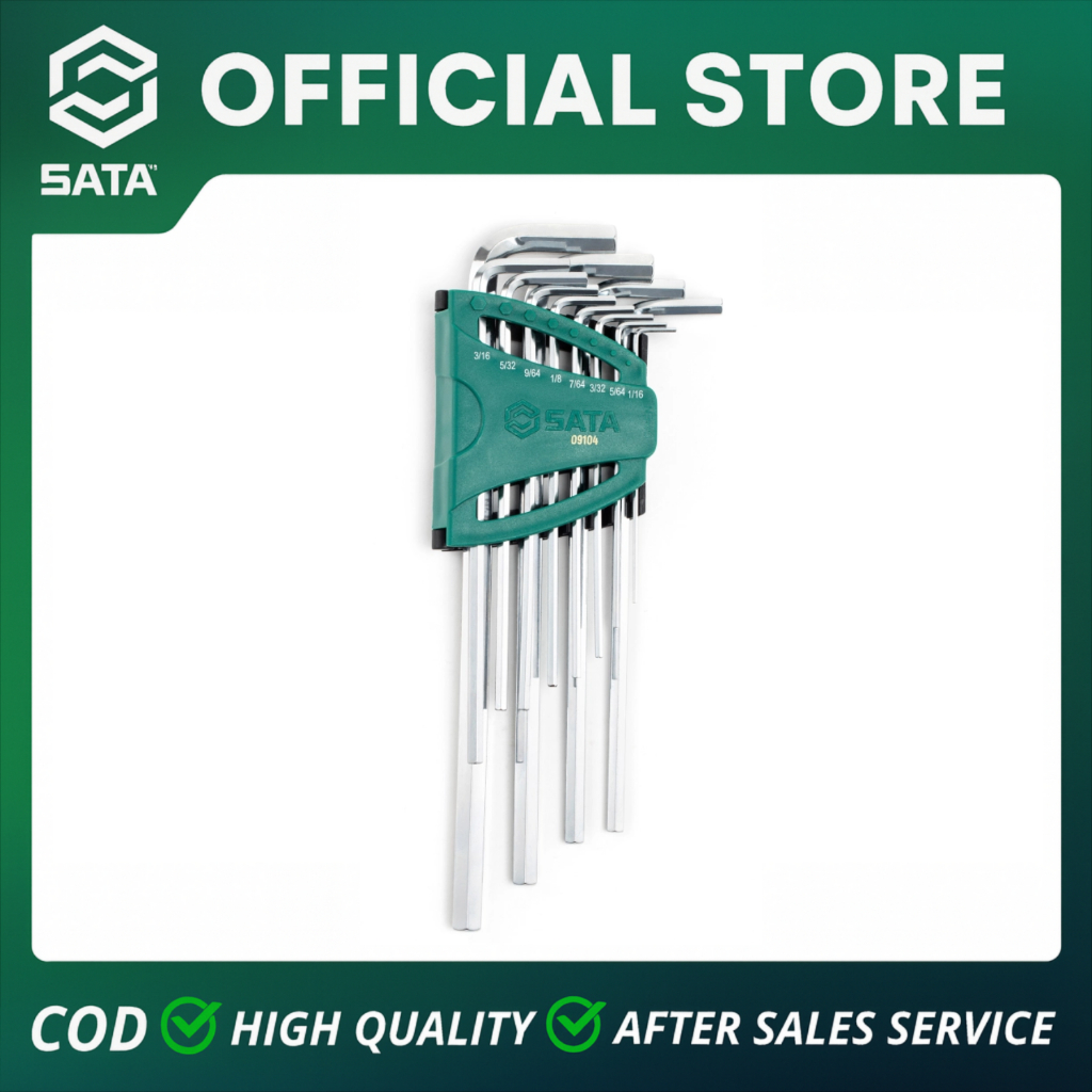 Jual SATA KUNCI L 12 PCS INCI - EXTRA LONG HEY KEY SATA 09104 (S.A.E ...
