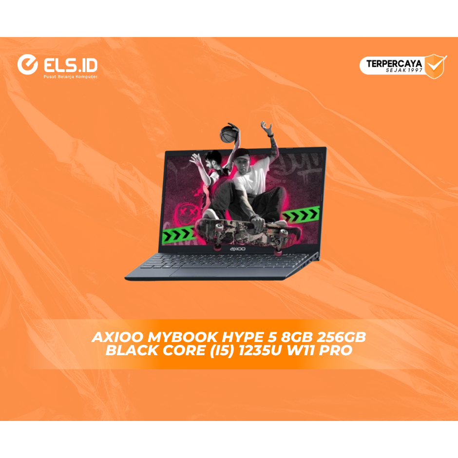 Jual Axioo Mybook Hype 5 8GB 256GB BLACK Core (i5) 1235U W11 Pro ...