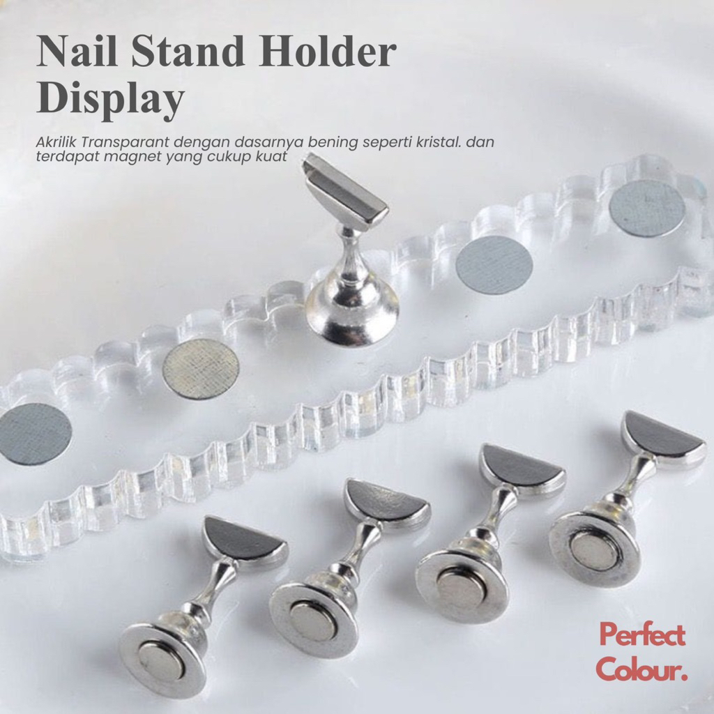 Jual Perfect Colour Stand Holder Display Nail Art Magnetic | Shopee ...