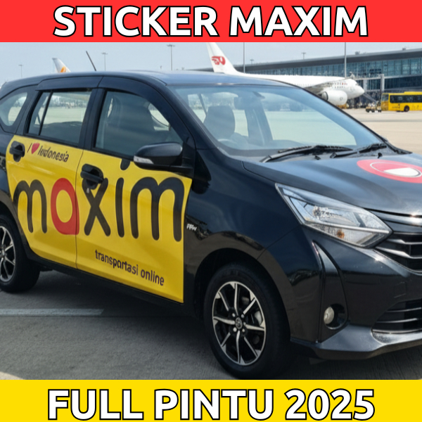 Jual STIKER MAXIM FULL BRANDING 2026 STIKER FULL PINTU MOBIL TERBARU ...