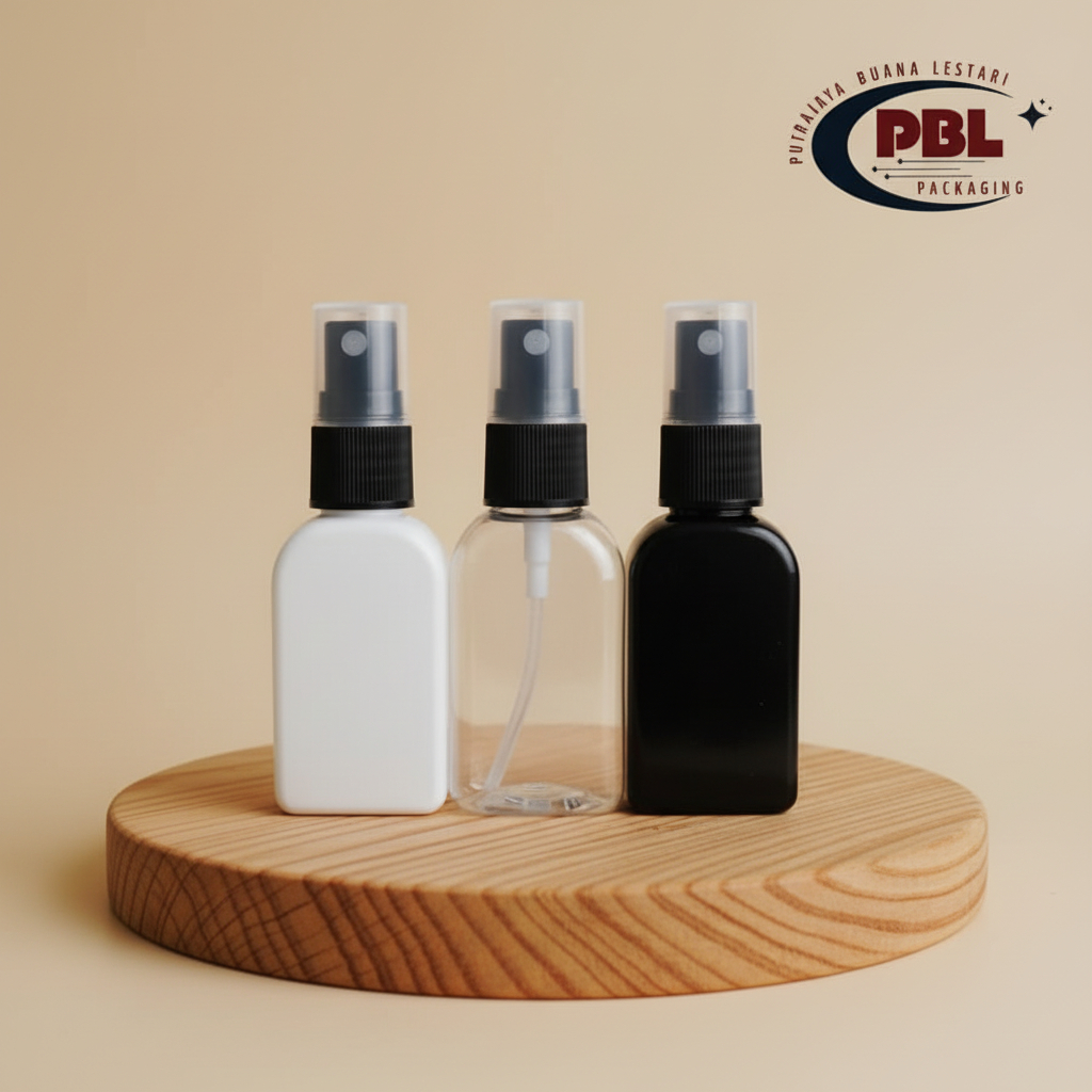 Jual Botol Spray 30ml Kotak PET / Botol Face Mist Spray 30ml Kotak ...