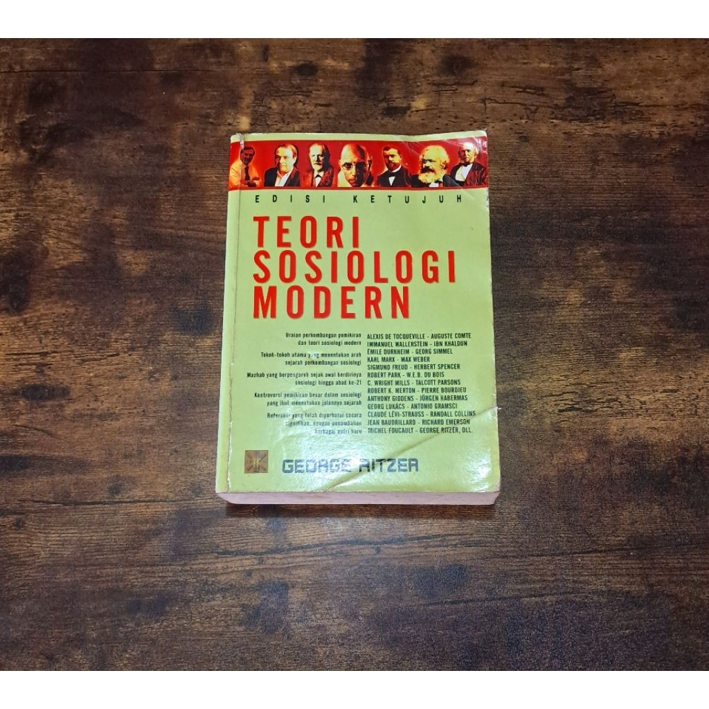 Jual TEORI SOSIOLOGI MODERN EDISI KETUJUH - GEORGE RITZER | Shopee ...