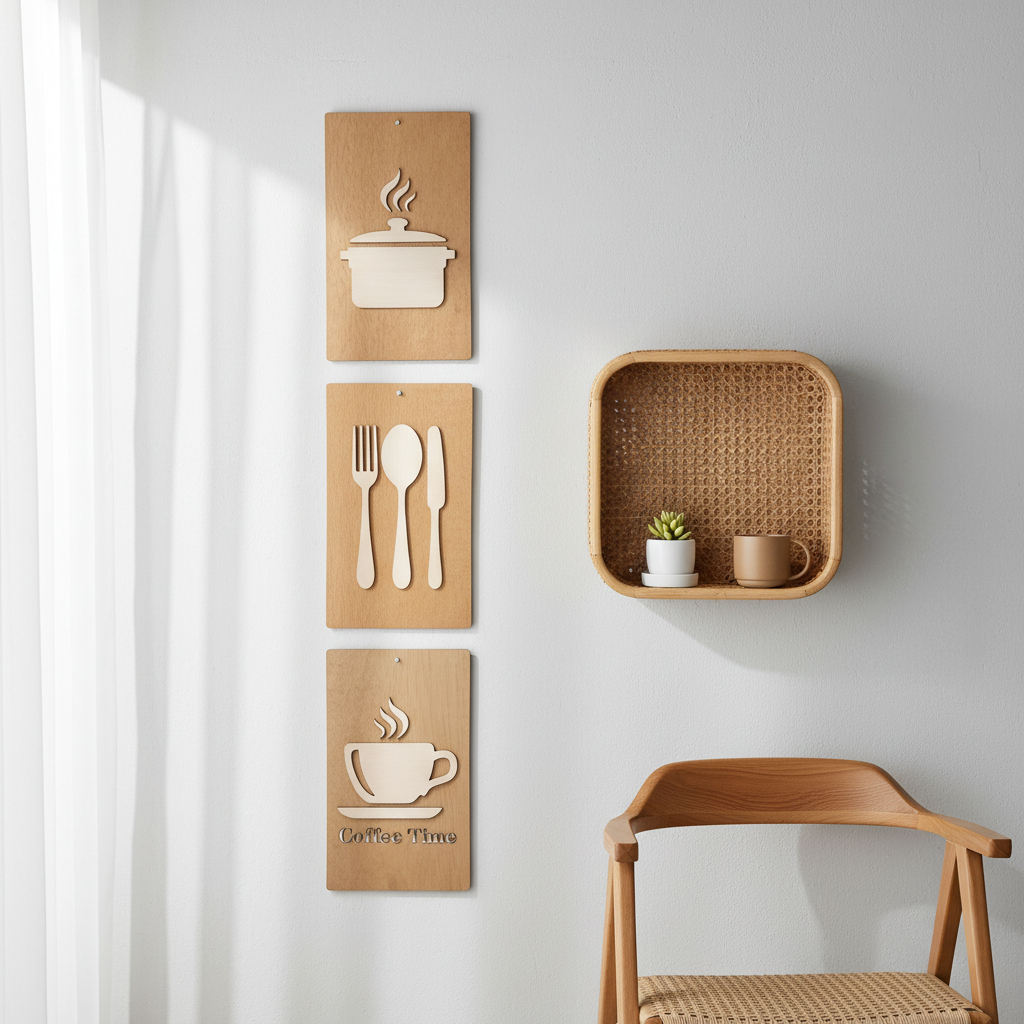 HIASAN DINDING DAPUR DINING ROOM LUCU AESTHETIC MODERN MINIMALIST TERMURAH