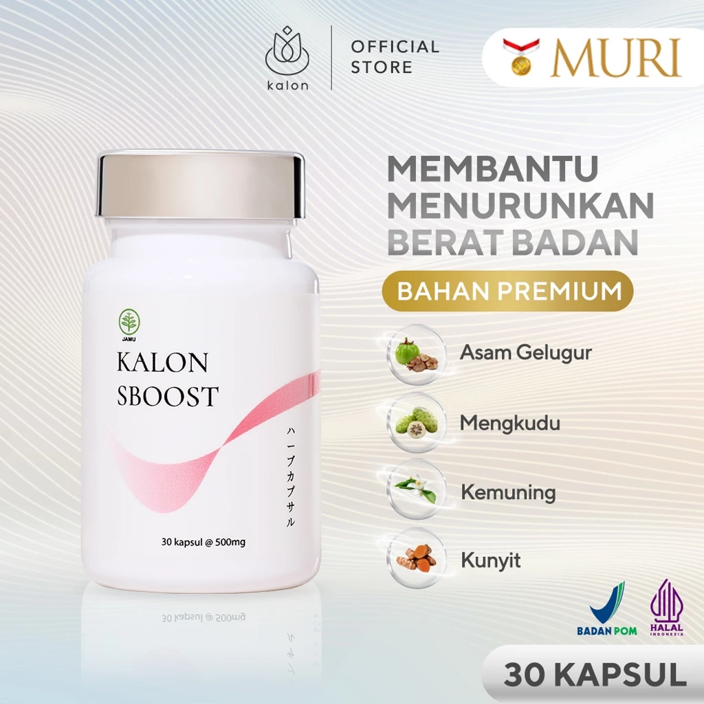 Kalon SBOOST Isi 30 Kapsul | Pelangsing BPOM