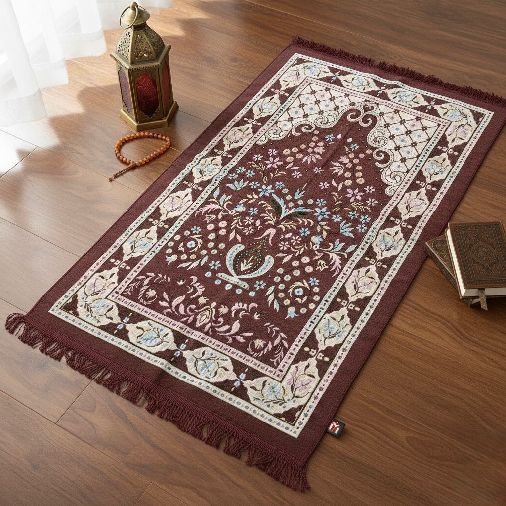 Sajadah Dewasa Isi 3 pcs Terbaru Tambang Yamani Bahan Chenille Uk 70x110 cm Perlengkapan Sholat
