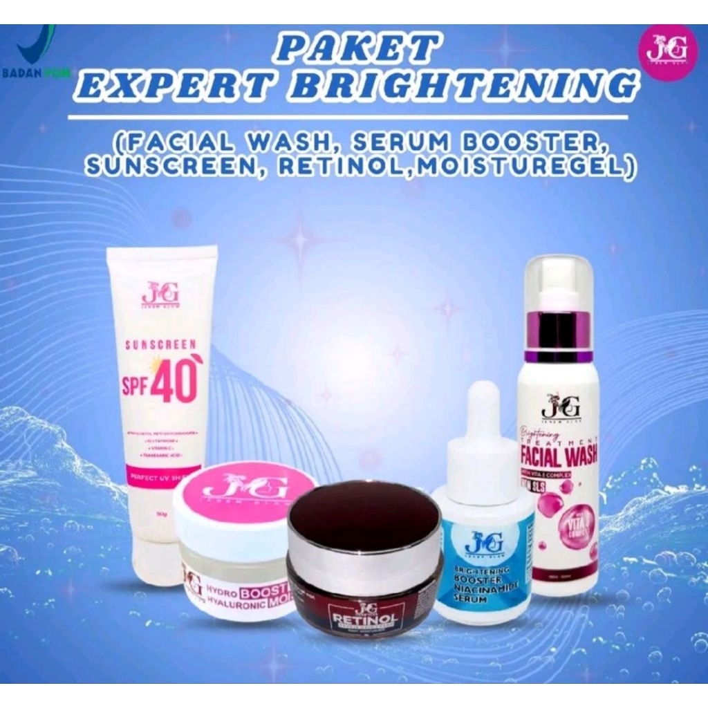 Jual JNEM GLOW PAKET BRIGHTENING - Skincare Jenem glow By. Inem daster ...