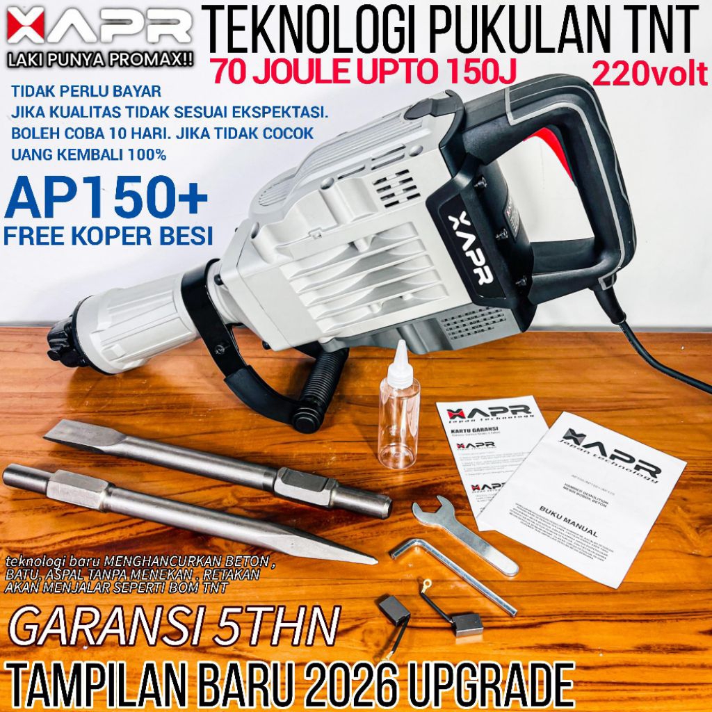 Jual APR Raja Bobok Aspal Beton Cor Jack Hammer Demolition AP150 ...
