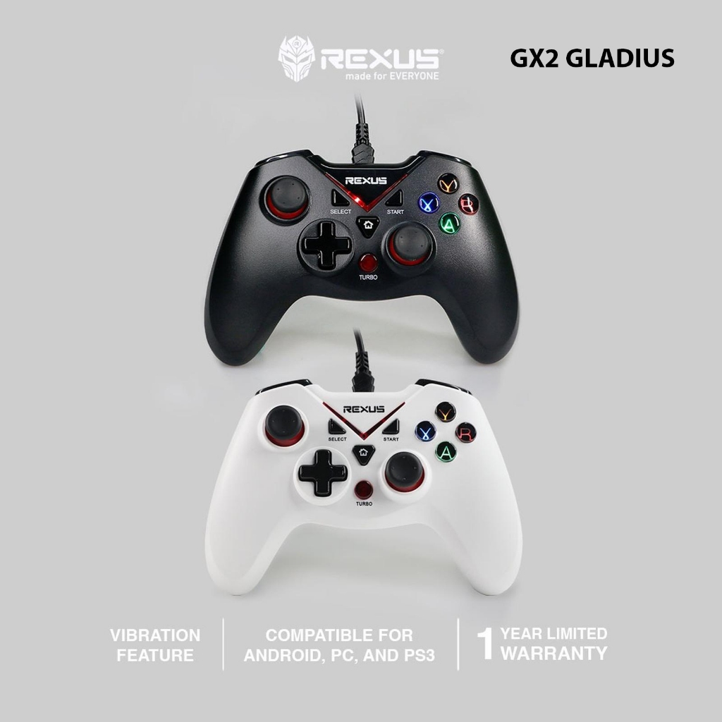 Jual Rexus Gamepad GX1 GX2 GX150 GX300 GX500 AX1 Gladius Asta Asteria ...