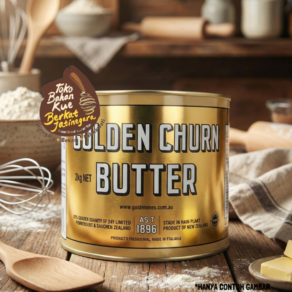 Jual BUTTER GOLDEN CHURN 2 KG PURE CREAMERY / MENTEGA GENTONG