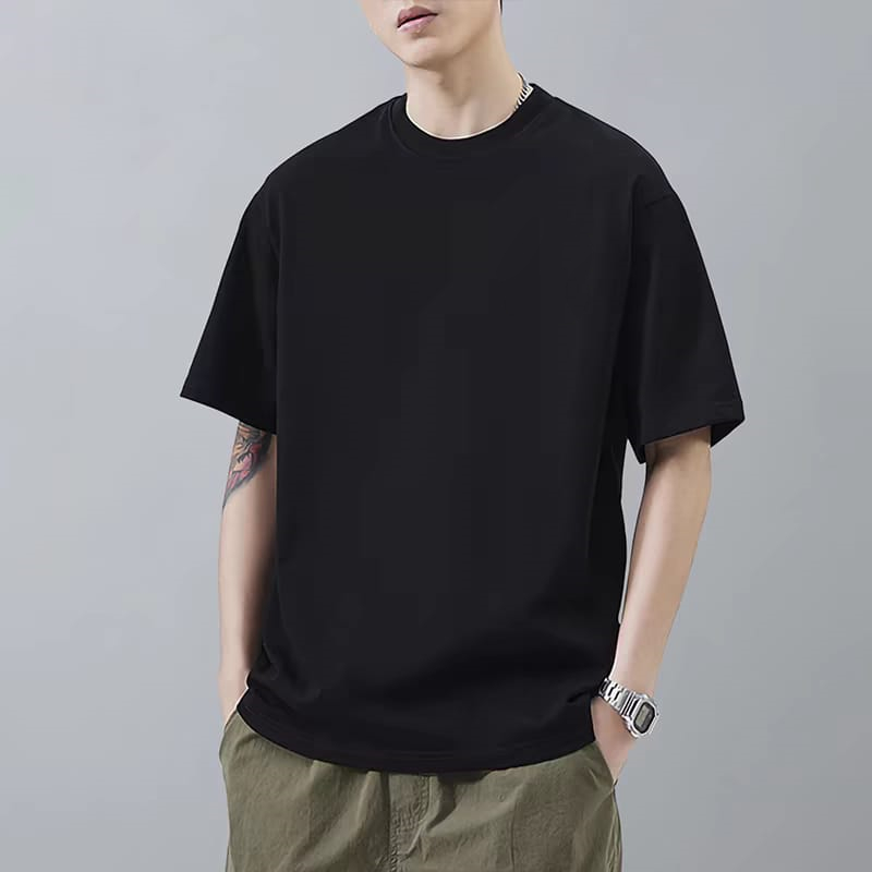 Jual KAOS POLOS Lengan pendek, COTTON 100%, UKURAN S-XL, Kaos lengan