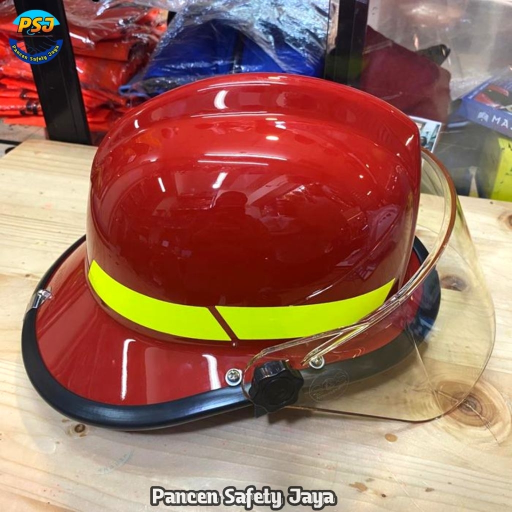 Jual Helm Pemadam Kebakaran SOS Fullgard Original | Helm Damkar Safety ...