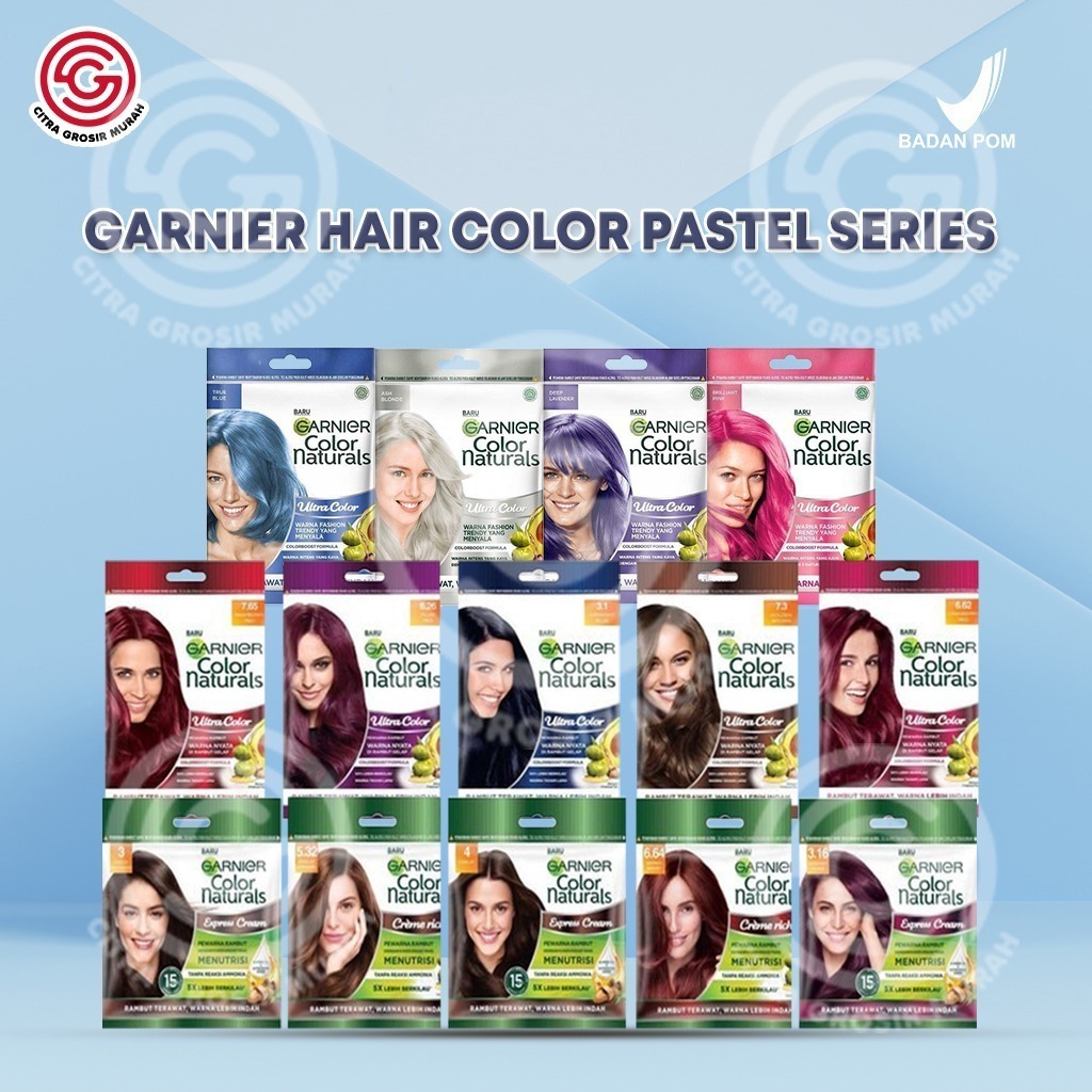 Jual GARNIER Color Natural || Ultra Color Sachet || Garnier Pewarna ...