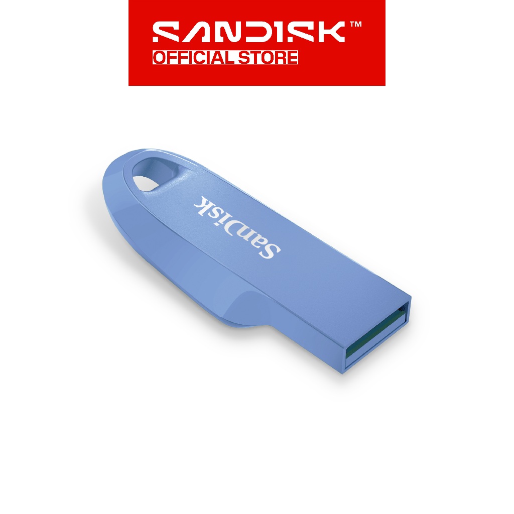 SANDISK CZ550 Ultra Curve 64GB USB 3.2 Biru / Blue (Up to 100MB/s) - Flashdisk (2)