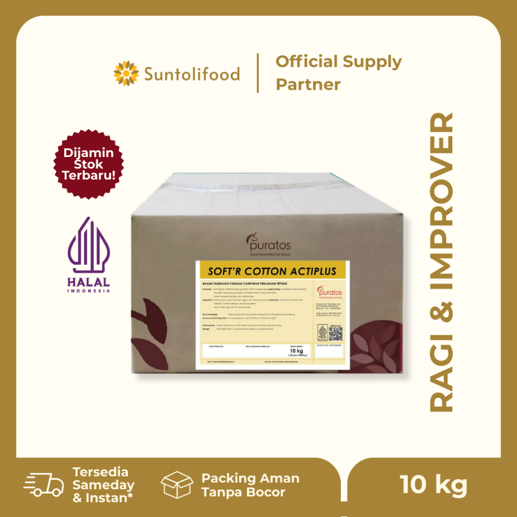 Jual Puratos Soft'r Cotton Acti-Plus Improver / Bahan Pelembut Kue - 1 ...