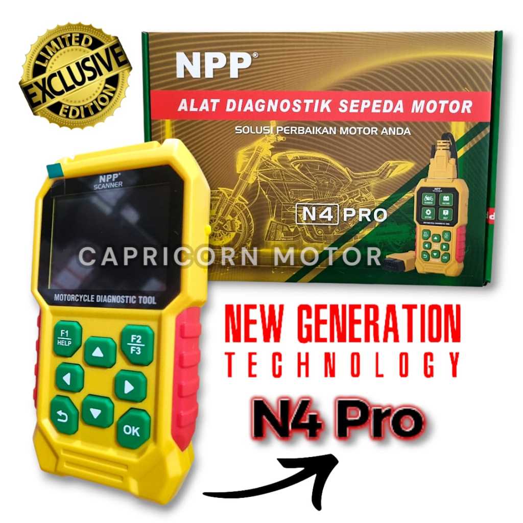 Jual ALAT SCANNER DIAGNOSTIC TOOLS OBD2 ECU ECM N4 PRO OBD II KABEL ...