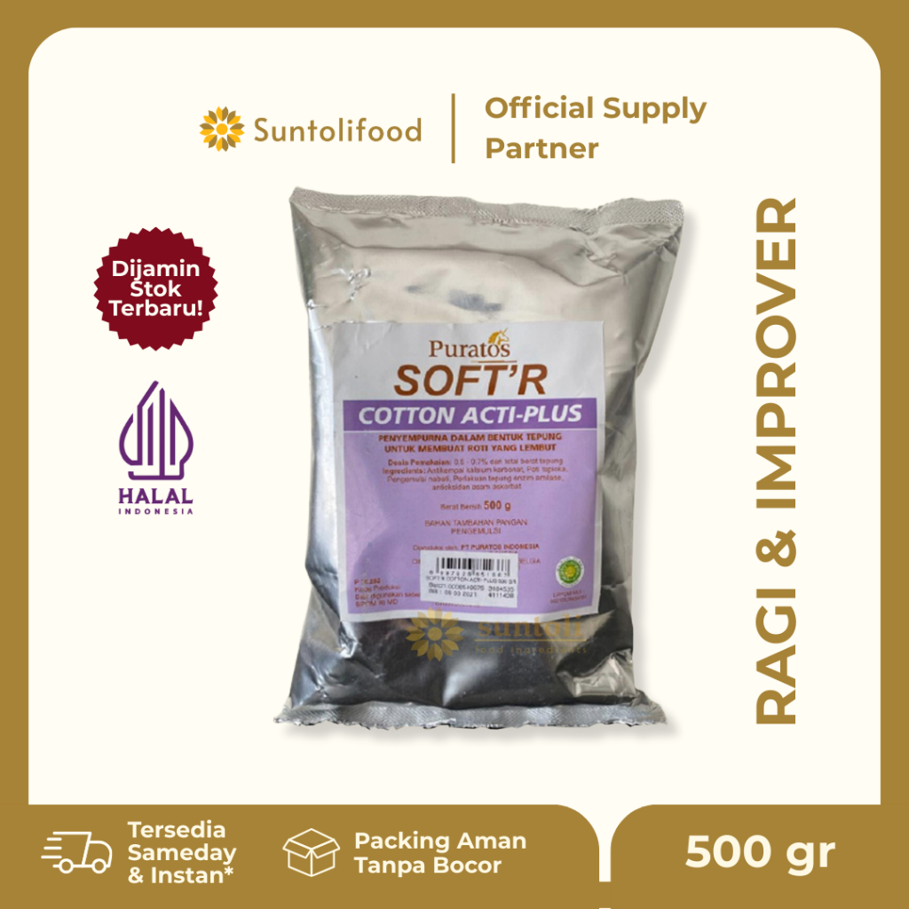 Jual Puratos Soft'r Cotton Acti-Plus Improver For Soft Bread / Bahan ...