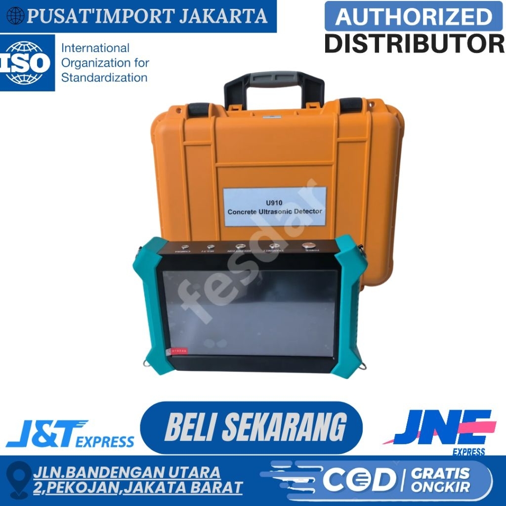 Jual Ultrasonic Pulse Velocity UPV Tester Concrete Structure ...