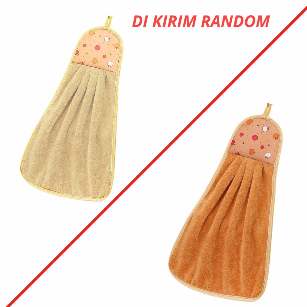 Mmm Kain Lap Tangan Model Gantung Serbaguna Handuk Motif Buah Serbet Pemberisih