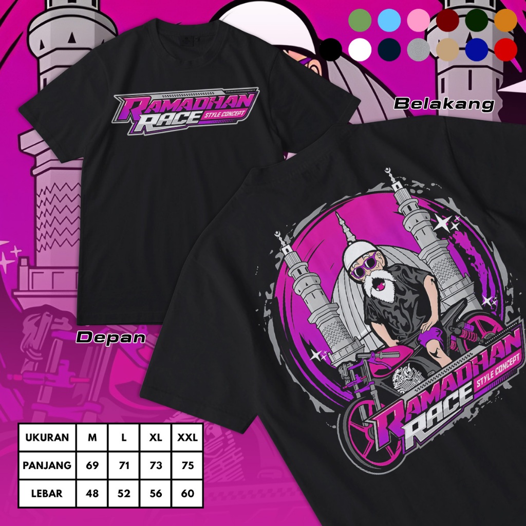 Jual Kaos Ramadhan Race 2026 Marhaban Ya Balapan Vol 1 Drag Bike Baju ...