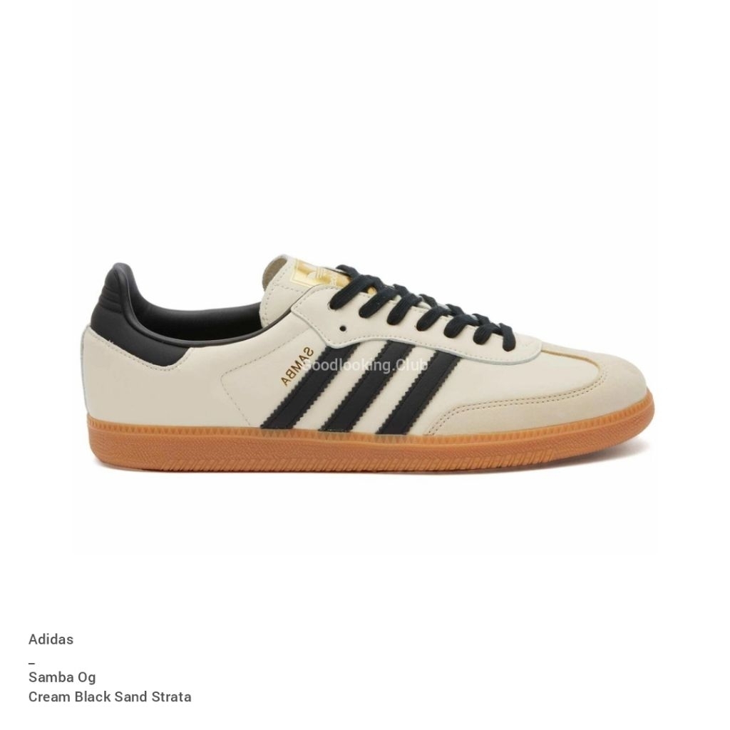Jual SEPATU ADIDAS SAMBA OG CREAM BLACK SAND STRATA - ID0478 | Shopee ...