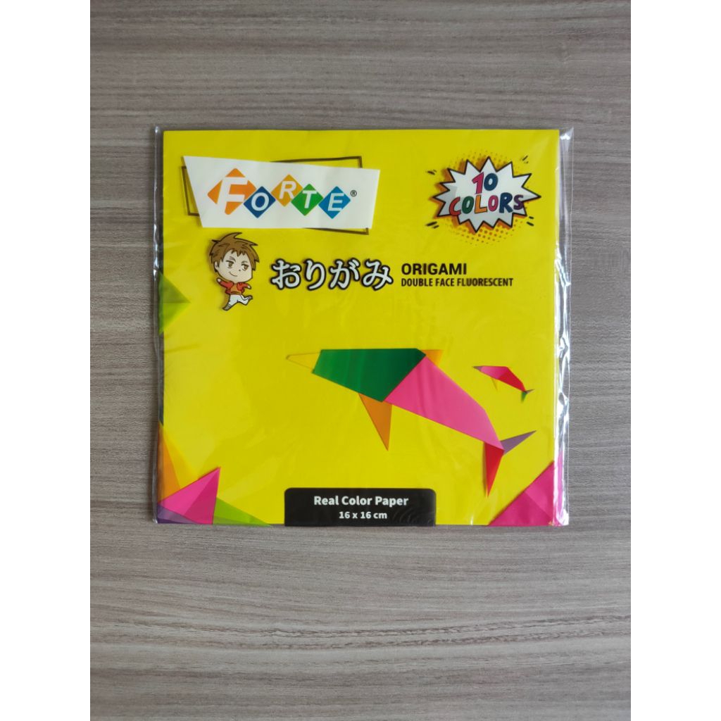 Jual KERTAS ORIGAMI FORTE 2 SISI 16x16 cm | Shopee Indonesia