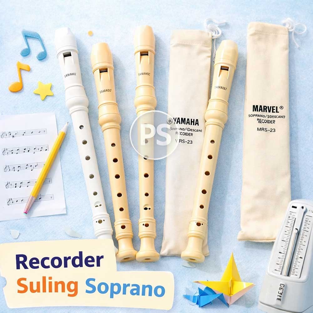 Jual Suling Recorder Soprano C Plastik – Alat Musik Sekolah | Lengkap ...