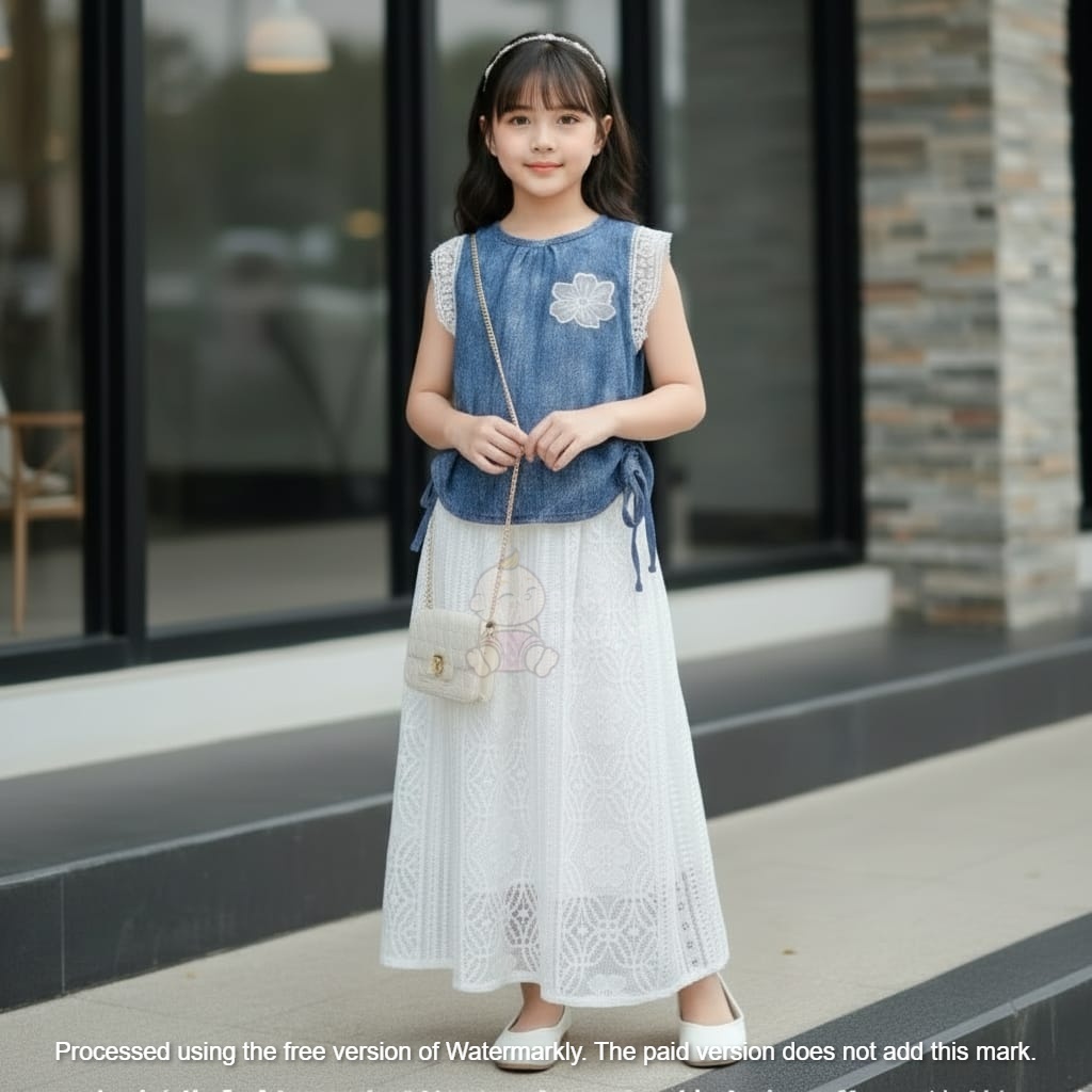 Jual Setelan rok anak perempuan terbaru model kensi bahan atasan erora ...