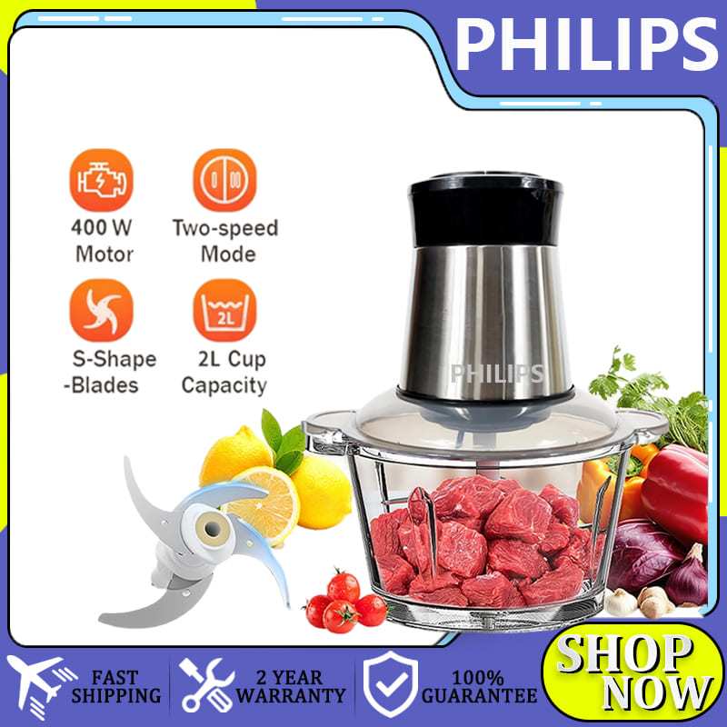 Jual Chopper philips Blender 2L 400W Multi Chopper & Blender Serbaguna ...