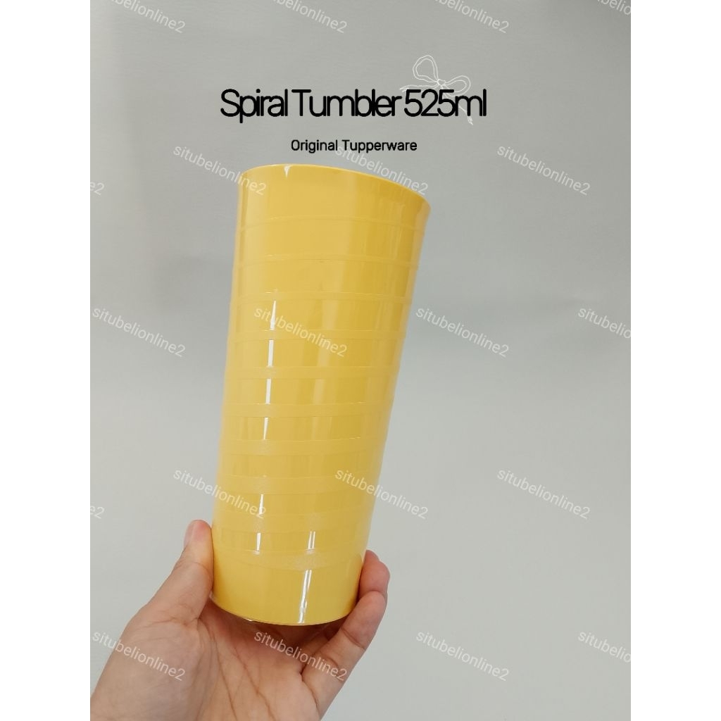Jual Spiral Tumbler 525ml Tupperware Original - Gelas Spiral Tupperware ...
