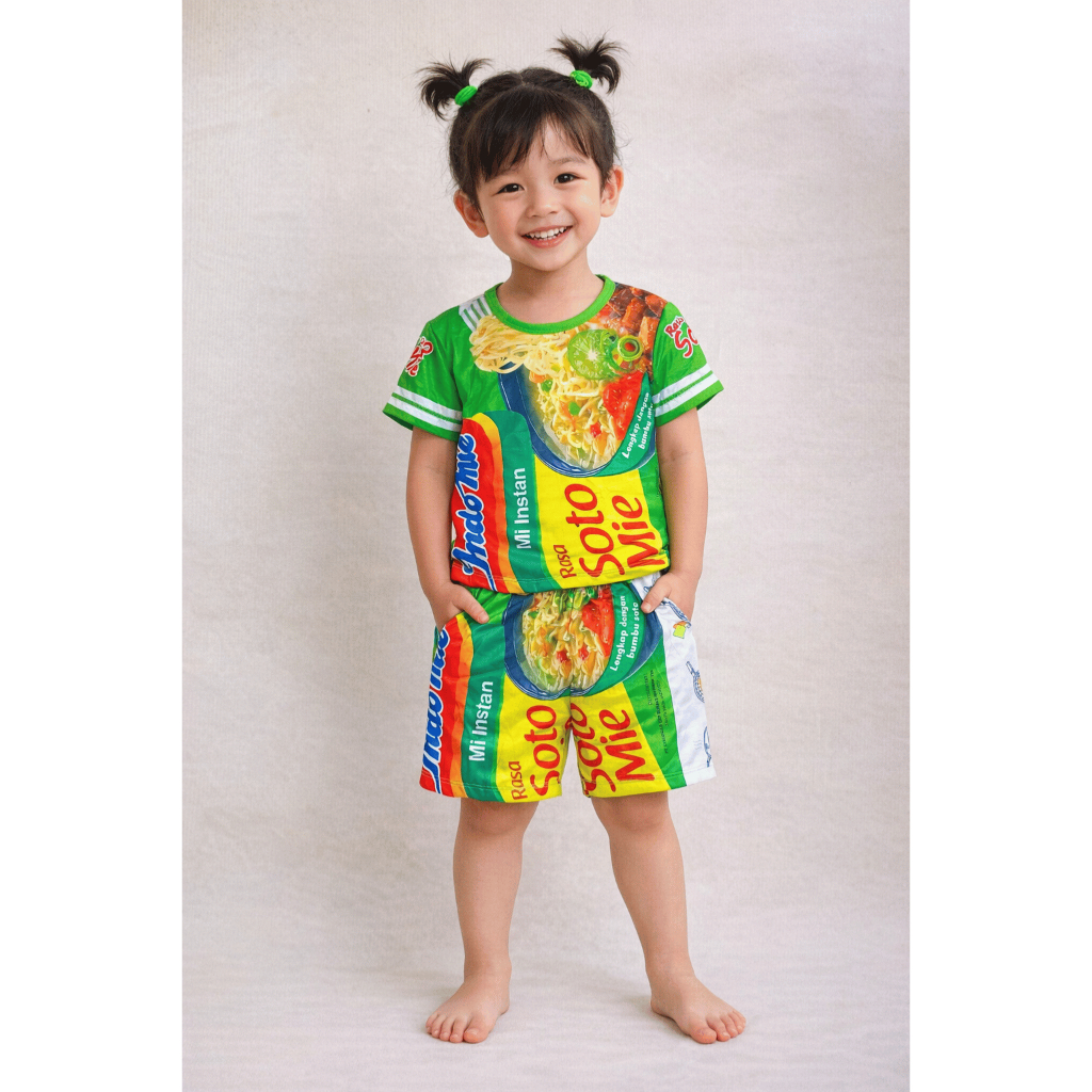 Sibulat 97 Edition Full Printing Premium Setelan Baju Anak Harian Usia 1-6 Tahun - foto 3