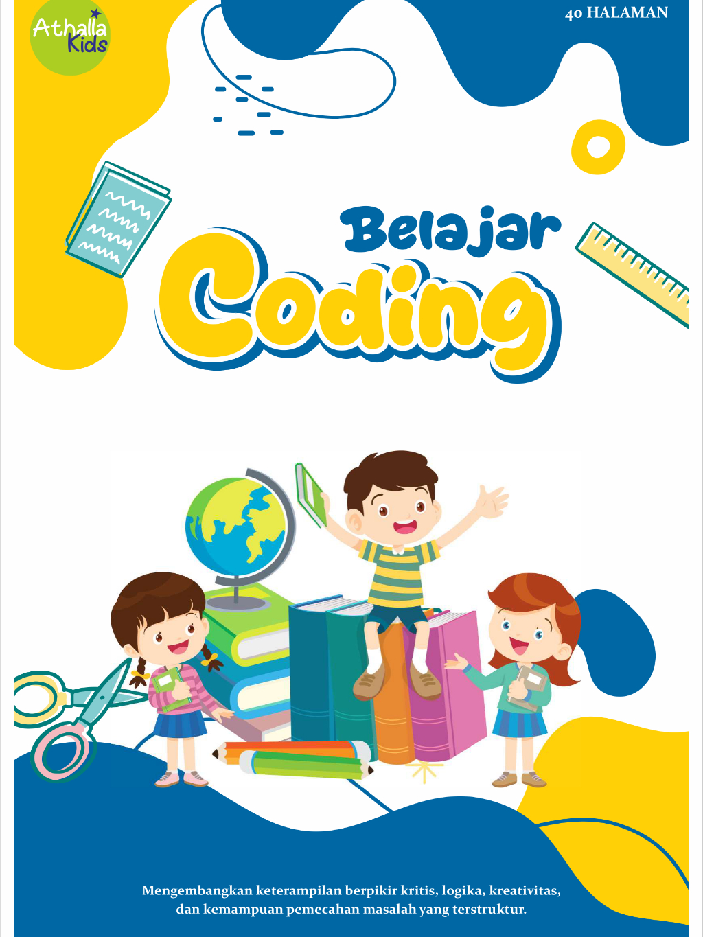 Jual Worksheet Coding Anak A5 Isi 50 Lembar Full Warna PAUD TK SD ...