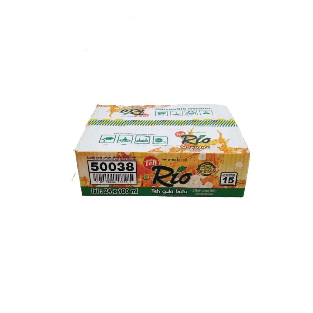 Jual {Karton} Teh Rio 180ml x 24 Gelas | Shopee Indonesia