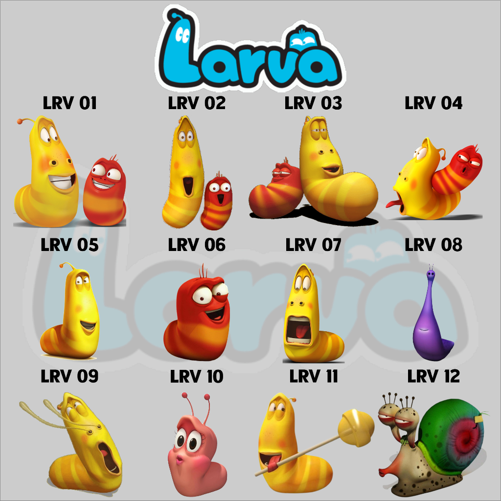 Jual LARVA STIKER SABLON SETRIKA DTF - BOOCHILD | Shopee Indonesia