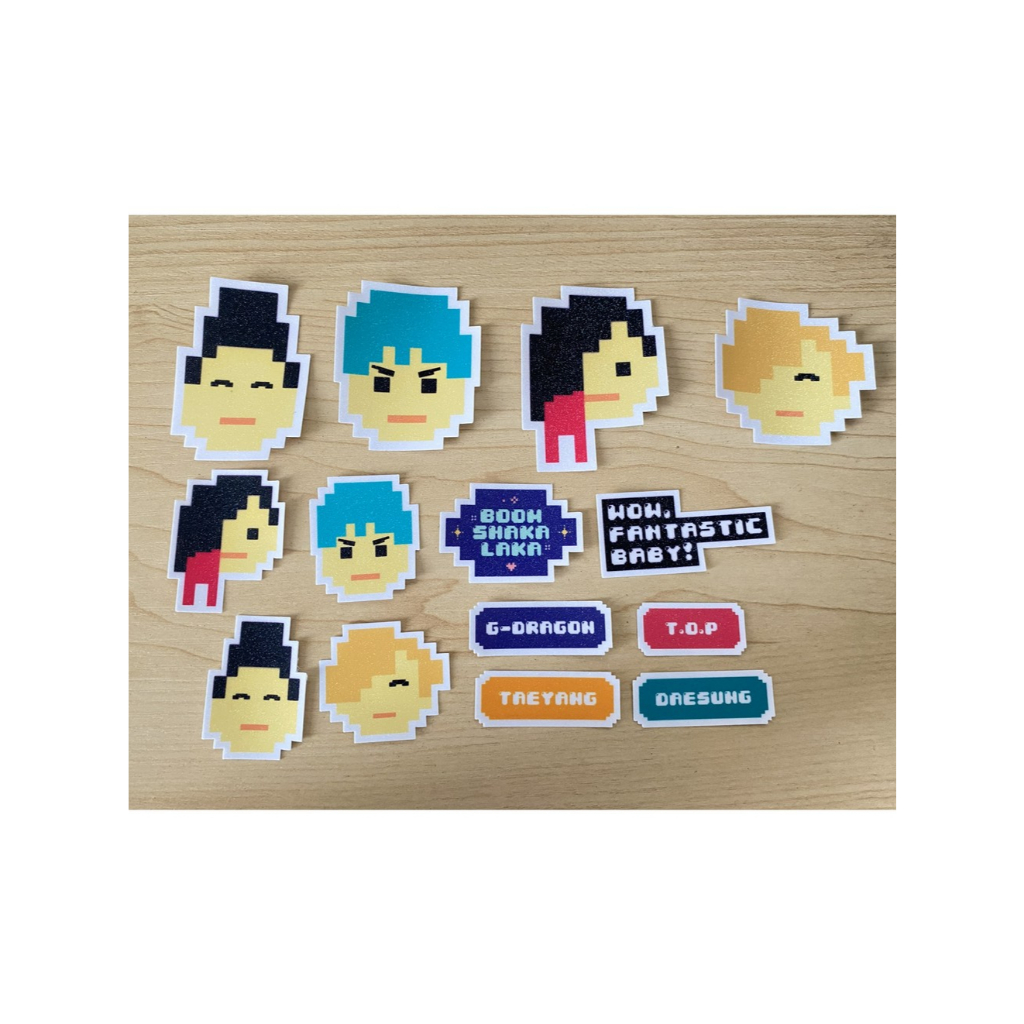 Jual Sticker Pack Bigbang G-Dragon TOP Taeyang Daesung Fantastic Baby ...
